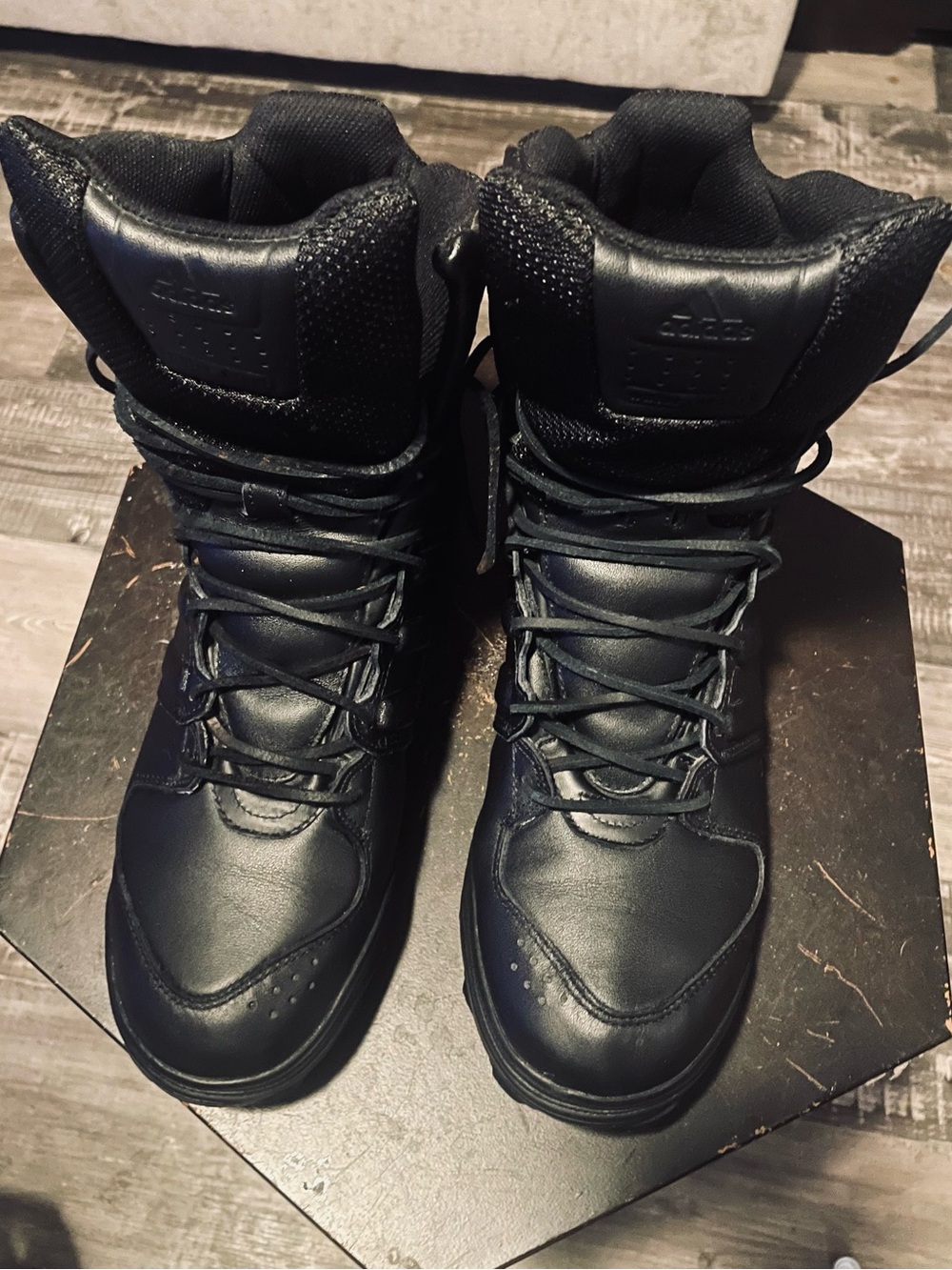 Adidas GSG-9.2 Tactical Black Boots-SWAT-Waterproof-Law Enforcement-Men’s 11.5